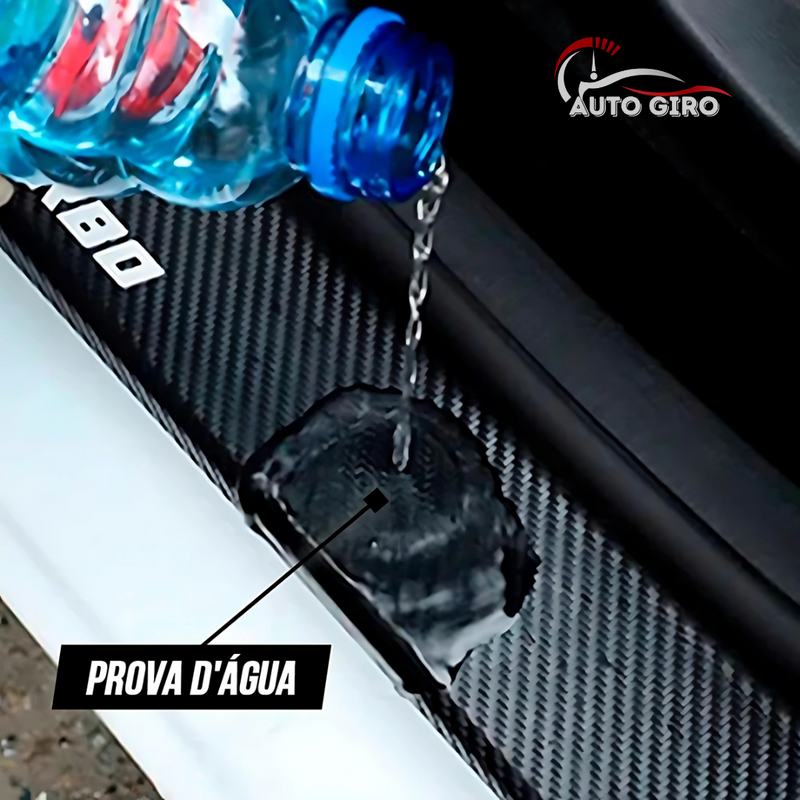 CarbonFilm -  Protetor de Soleira Anti-risco Premium - 4 Pçs