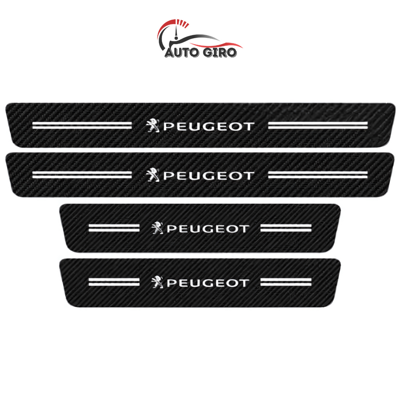CarbonFilm -  Protetor de Soleira Anti-risco Premium - 4 Pçs