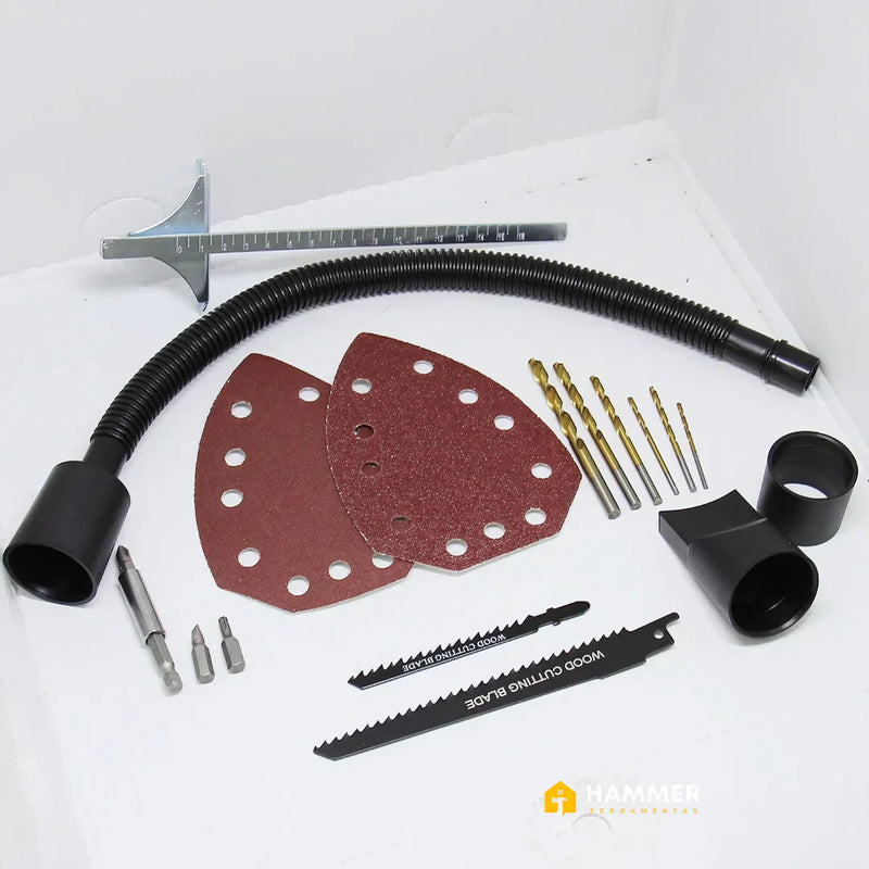KIT Parafusadeira Multifuncional  10 em 1 + Maleta de Ferramentas Com 46 Peças