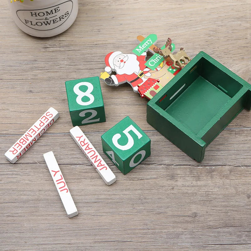 Calendário de Advento para o Natal - Decoração de Mesa