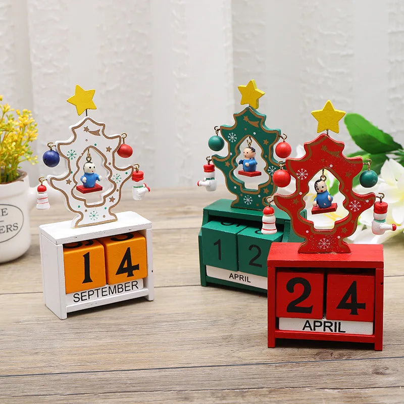 Calendário de Advento para o Natal - Decoração de Mesa
