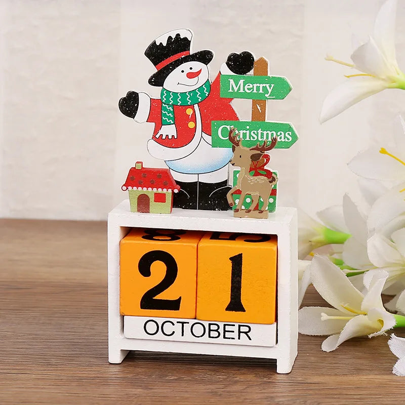 Calendário de Advento para o Natal - Decoração de Mesa