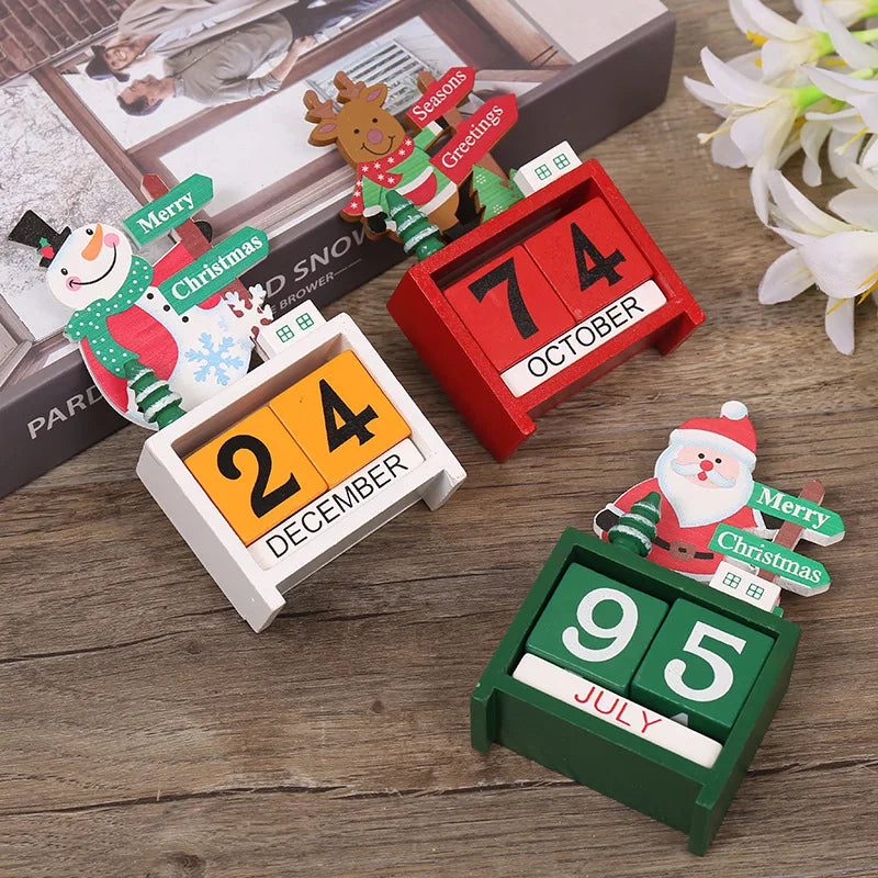 Calendário de Advento para o Natal - Decoração de Mesa