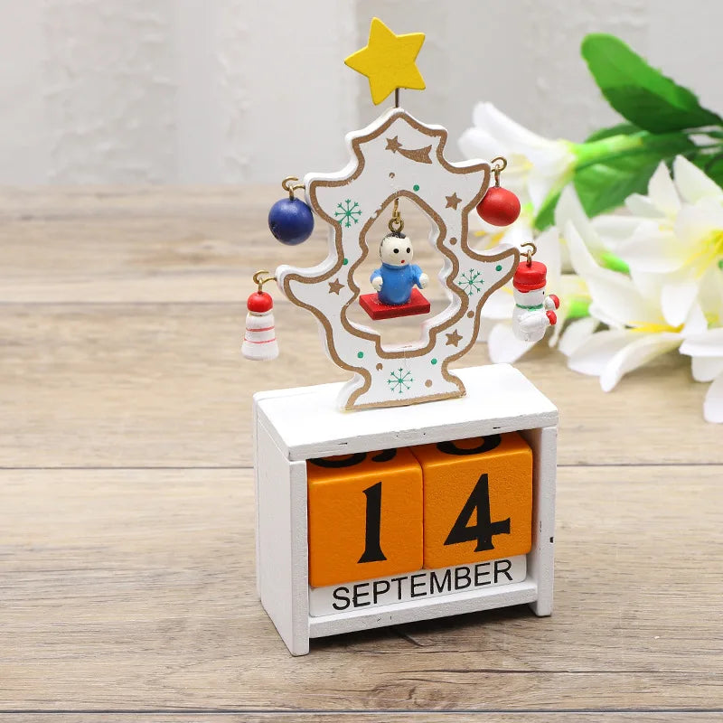 Calendário de Advento para o Natal - Decoração de Mesa