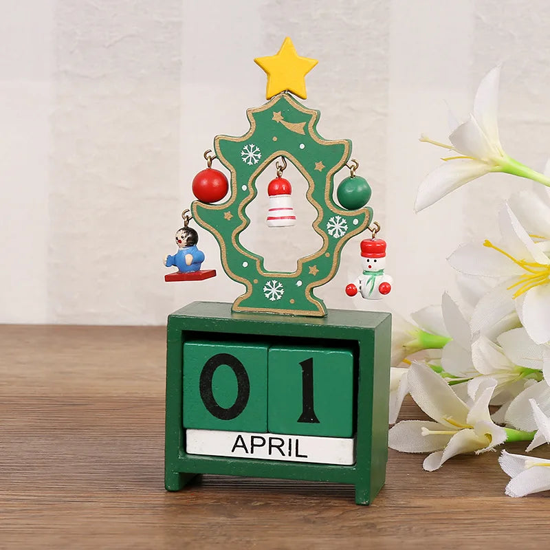 Calendário de Advento para o Natal - Decoração de Mesa
