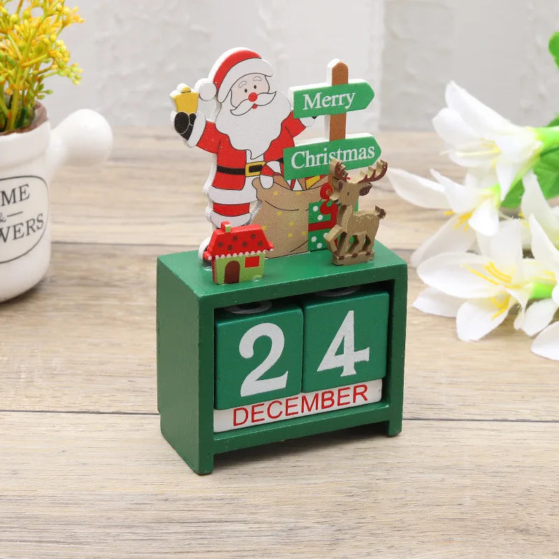Calendário de Advento para o Natal - Decoração de Mesa