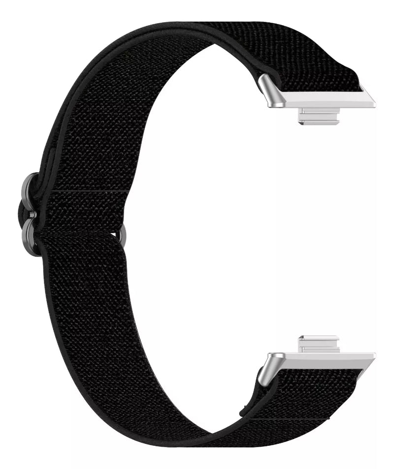 5 Pulseira Nylon Elástico + Película Para Huawei Watch Fit 3