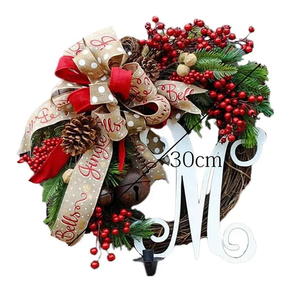 Guirlanda De Natal Para Porta 30cm