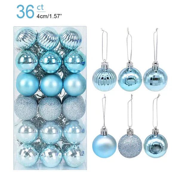 Kit 36 Bolas de Natal