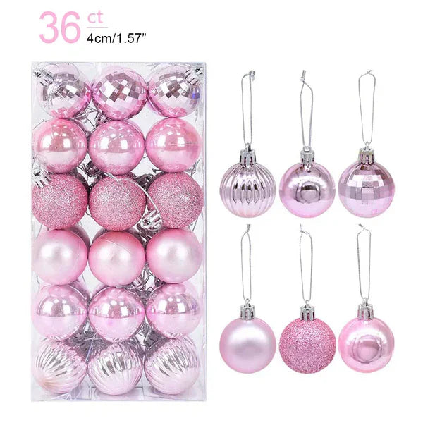 Kit 36 Bolas de Natal