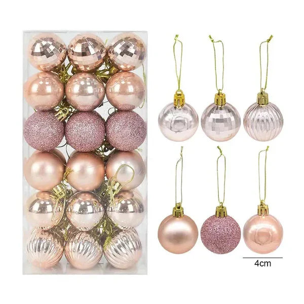 Kit 36 Bolas de Natal