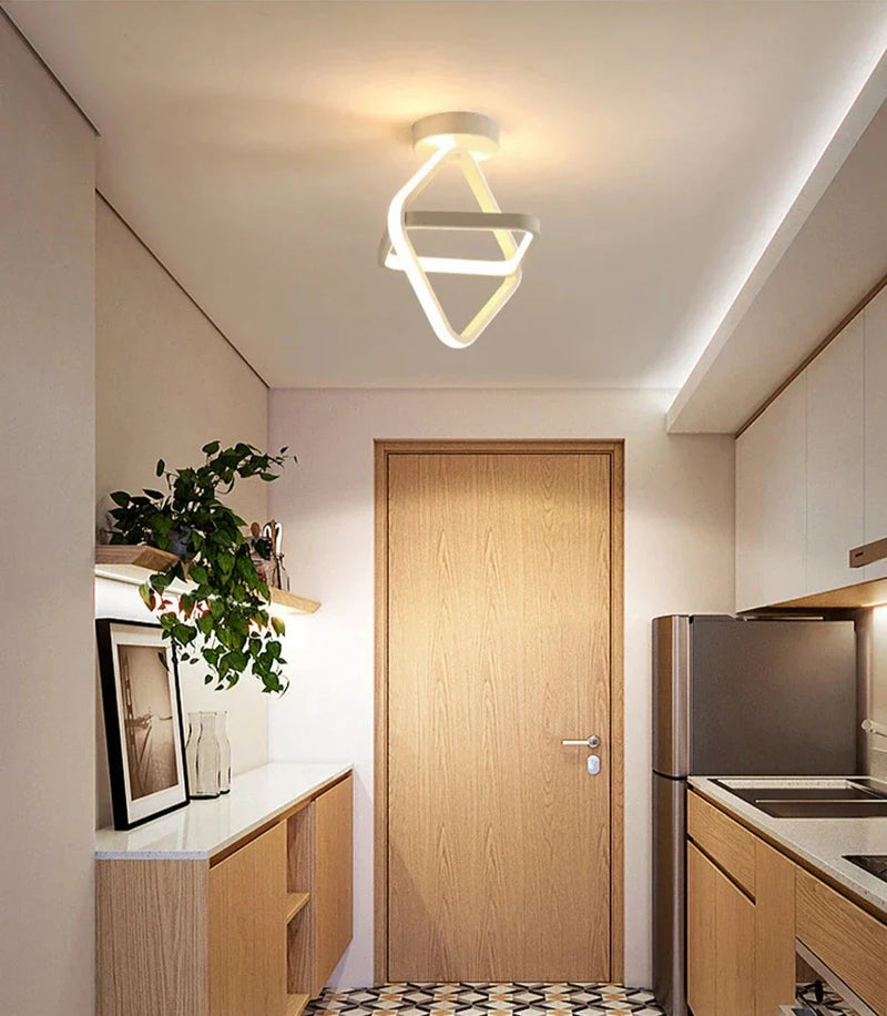 Luminária de Teto Minimalista Led Plafon Hold Premium - Triangular