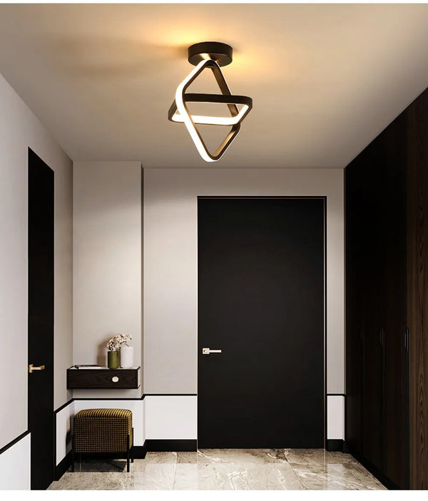 Luminária de Teto Minimalista Led Plafon Hold Premium - Triangular
