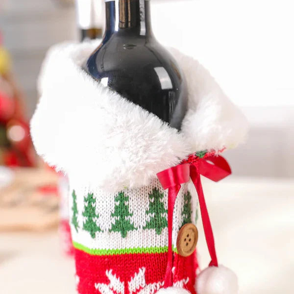 Porta Vinho e Garrafa De Natal