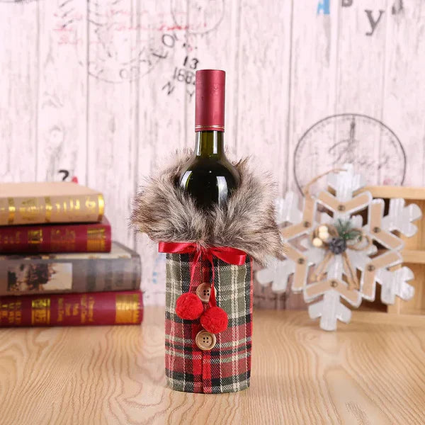 Porta Vinho e Garrafa De Natal