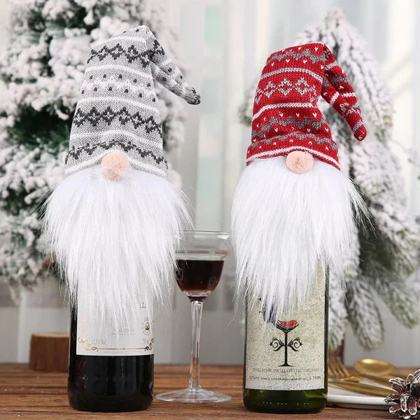 Porta Vinho e Garrafa De Natal