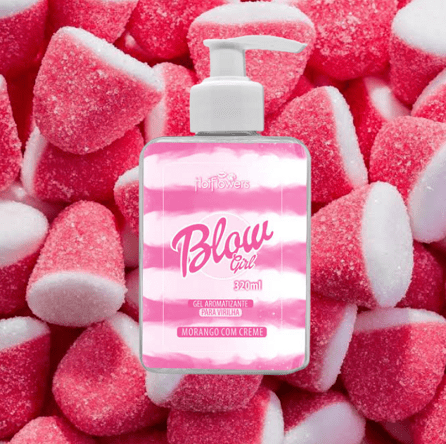 KIT COM 3 BLOW GIRL GEL Aromatizante Comestível Para Virilha