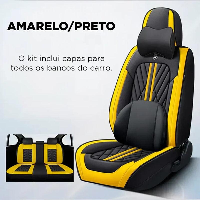 Kit Capas de Bancos Plus Luxo e Esportividade