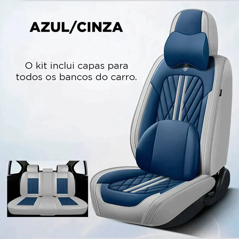 Kit Capas de Bancos Plus Luxo e Esportividade