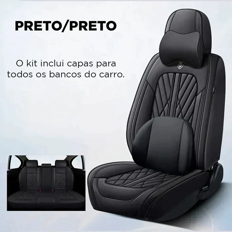 Kit Capas de Bancos Plus Luxo e Esportividade