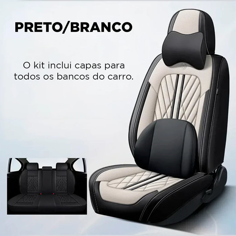 Kit Capas de Bancos Plus Luxo e Esportividade