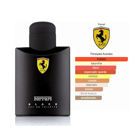 Perfume Ferrari Black 125ML - Original